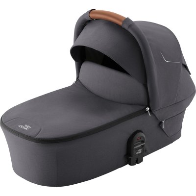 Britax Römer Set Kočárek Smile 5Z Classic + Hluboká korba + Autosedačka + Báze - Midnight Grey - obrázek