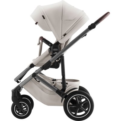 Britax Römer Set Kočárek Smile 5Z Lux + Hluboká korba + Autosedačka + Báze - Soft Taupe - obrázek