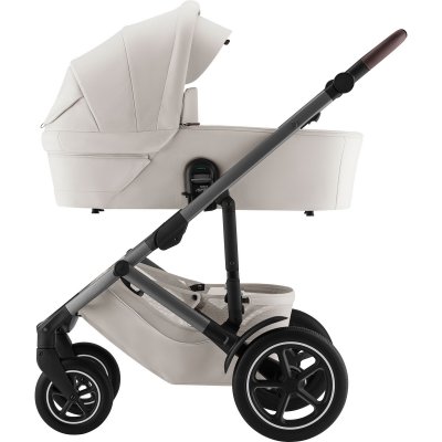 Britax Römer Set Kočárek Smile 5Z Lux + Hluboká korba + Autosedačka + Báze - Soft Taupe - obrázek