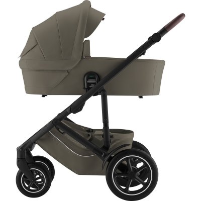 Britax Römer Set Kočárek Smile 5Z Lux + Hluboká korba + Autosedačka + Báze - Urban Olive - obrázek