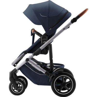 Britax Römer Set Kočárek Smile 5Z Style + Hluboká korba + Autosedačka + Báze - Night Blue - obrázek