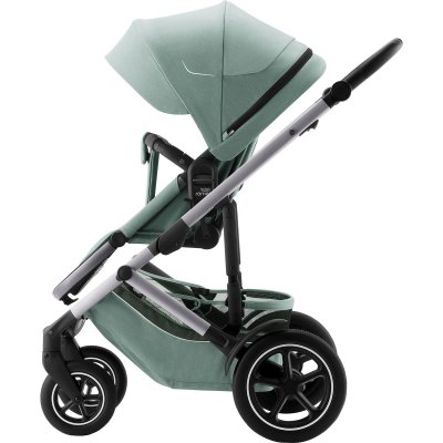 Britax Römer Set Kočárek Smile 5Z Style + Hluboká korba + Autosedačka + Báze - Jade Green - obrázek