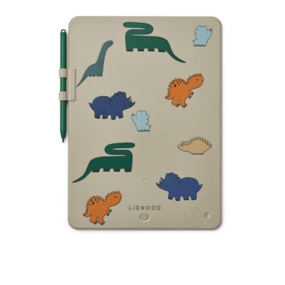 Liewood Zora Kreslící tablet - Dinosaurs/Mist - obrázek