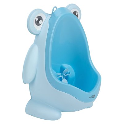 FreeOn Dětský pisoár Happy Frog - Light Blue - obrázek