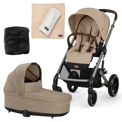 Cybex Gold Balios S Lux Set od narození - Almond Beige