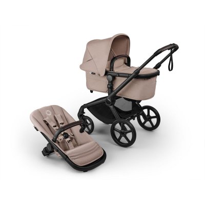 Bugaboo Fox5 Renew Kompletní set - Black/Desert Taupe Melagne/Desert Taupe Melange