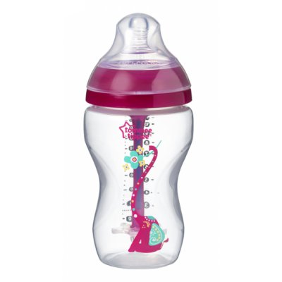 Tommee Tippee kojenecká láhev Advanced Anti-Colic - Girl, 1 ks 340 ml - 3+