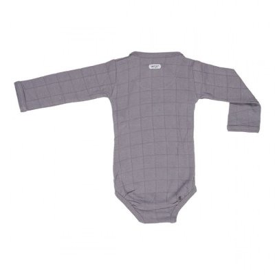 Lodger Romper Solid Long Sleeves - Donkey, vel. 74 - obrázek