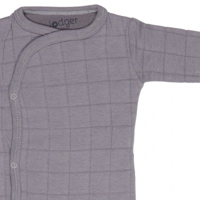 Lodger Romper Solid Long Sleeves - Donkey, vel. 74 - obrázek