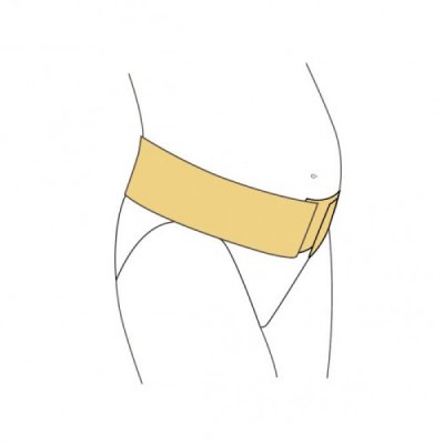 Carriwell těhotenský nastavitelný podpůrný pás pod bříško - L/XL bílá - obrázek